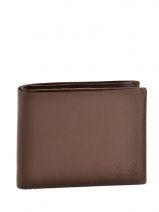 Wallet Leather Crinkles Brown caviar 14023