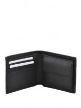 Wallet Leather Lacoste Black fg NH1112FG-vue-porte