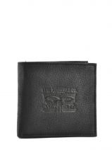 Wallet Leather Levi's Black clairview 222539-4