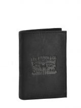 Wallet Leather Levi's Black clairview 222543-4
