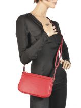 Sac Bandouli�re Confort Cuir Hexagona Marron confort 462348-vue-porte