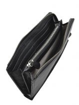 Wallet Vintage Leather Nat et nin Black vintage LINN-vue-porte