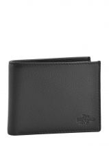 Portefeuille Cuir Yves renard Noir foulonne 2375