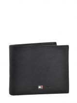 Wallet Leather Tommy hilfiger Black johnson AM00665