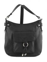 Shoulder Bag Confort Leather Hexagona Black confort 465005