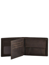 Wallet Diego Leather Arthur & aston Brown diego 1438-499-vue-porte