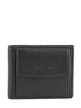 Wallet Leather Yves renard Black foulonne 23014