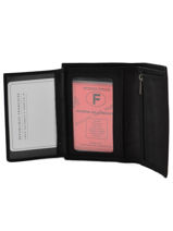 Wallet Soft Vintage Leather Lancaster Black soft vintage homme 120-13-vue-porte
