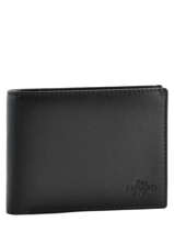 Wallet Leather Yves renard Black foulonne 2374