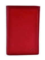 Wallet Leather Katana Red marina 753017