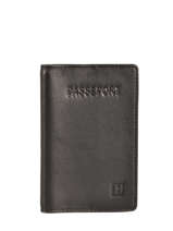 Wallet Leather Hexagona Black soft 221020