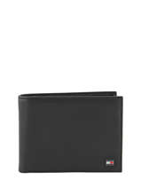 Wallet Leather Tommy hilfiger Black eton AM00652