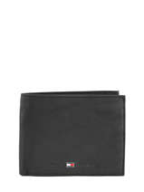 Wallet Leather Tommy hilfiger Black johnson AM00660