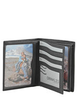 Wallet Leather Crinkles Black caviar 14089-vue-porte