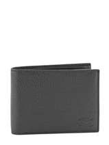 Wallet Leather Crinkles Gray caviar 14086