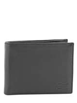 Portefeuille Cuir Crinkles Noir caviar 14082