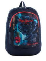 Backpack 1 Compartment Pepe jeans Blue mangrove 64223