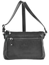 Shoulder Bag Confort Leather Hexagona Black confort 464778