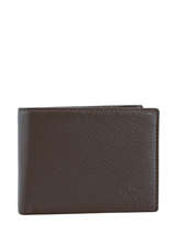Wallet Foulonne Leather Yves renard Brown foulonne 2376