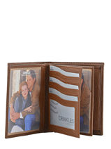 Wallet Leather Crinkles Brown caviar 14089-vue-porte