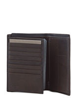 Wallet Leather Le tanneur Brown gary TRA3318-vue-porte