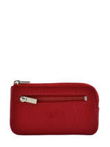 Purse Leather Yves renard Red foulonne 2310