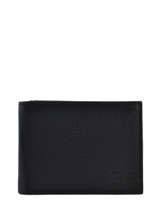 Wallet Leather Crinkles Black caviar 14074