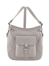 Shoulder Bag Confort Leather Hexagona Beige confort 465005