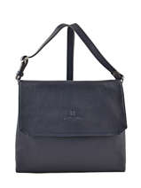 Shoulder Bag Confort Leather Hexagona Blue confort 465022