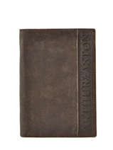 Wallet Leather Arthur et aston Brown pierre 1438-805