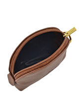 Coin Purse Leather Yves renard Brown foulonne 29365-vue-porte
