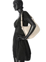 Hobo Bag Confort Leather Hexagona Beige confort 464779-vue-porte