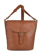 Crossbody Bag Vintage Leather Paul marius Brown vintage AUTHEN-M