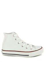 Chuck taylor all star classic hi white sneakers youth-CONVERSE