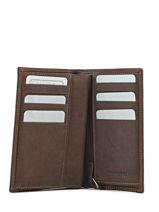 Wallet Leather Francinel Brown bilbao 47932-vue-porte