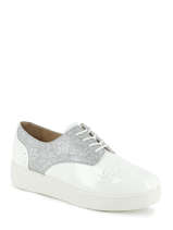 Lace-up Shoes Mellow yellow White chaussures a lacets BIGLI