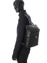 Longchamp Le foulonn� Backpack Black-vue-porte
