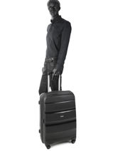 Hardside Luggage Bon Air American tourister Black bon air 85A002-vue-porte