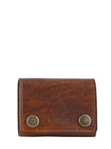Wallet Leather Chiarugi Brown street 51098