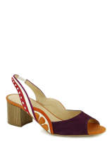 Sandals Mellow yellow Violet sandales / nu-pieds BEFRUITA