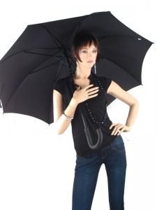 Parapluie Esprit Noir gents long ac AM05318-vue-porte