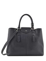 Shopping Bag Les Marquises Leather Nathan baume Black les marquises N1720104