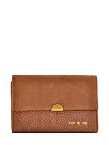 Wallet Leather Nat et nin Brown vintage LOTTI