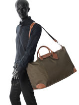 Longchamp Boxford Sacs de voyage Bleu-vue-porte