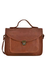 Crossbody Bag Vintage Leather Paul marius Brown vintage GEORGE