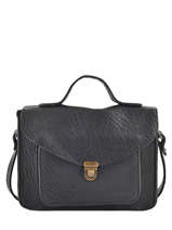 Crossbody Bag Vintage Leather Paul marius Black vintage GEORGE