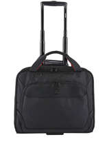 Pilot Case On Wheels With 15" Laptop Sleeve Delsey Black parvis + 3944449