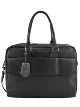 Business Bag With 15" Laptop Sleeve Burkely Black vintage 518822