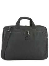 2-compartment Laptop Bag With 15" Laptop Sleeve Delsey Black esplanade 3942161