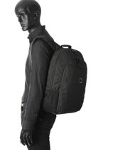 Backpack Delsey Black esplanade 3942603-vue-porte